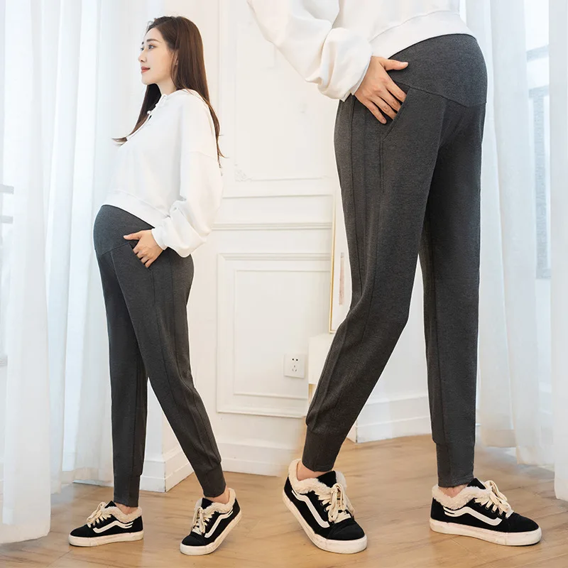 Женские повседневные брюки для беременных эластичные брюки для отдыха