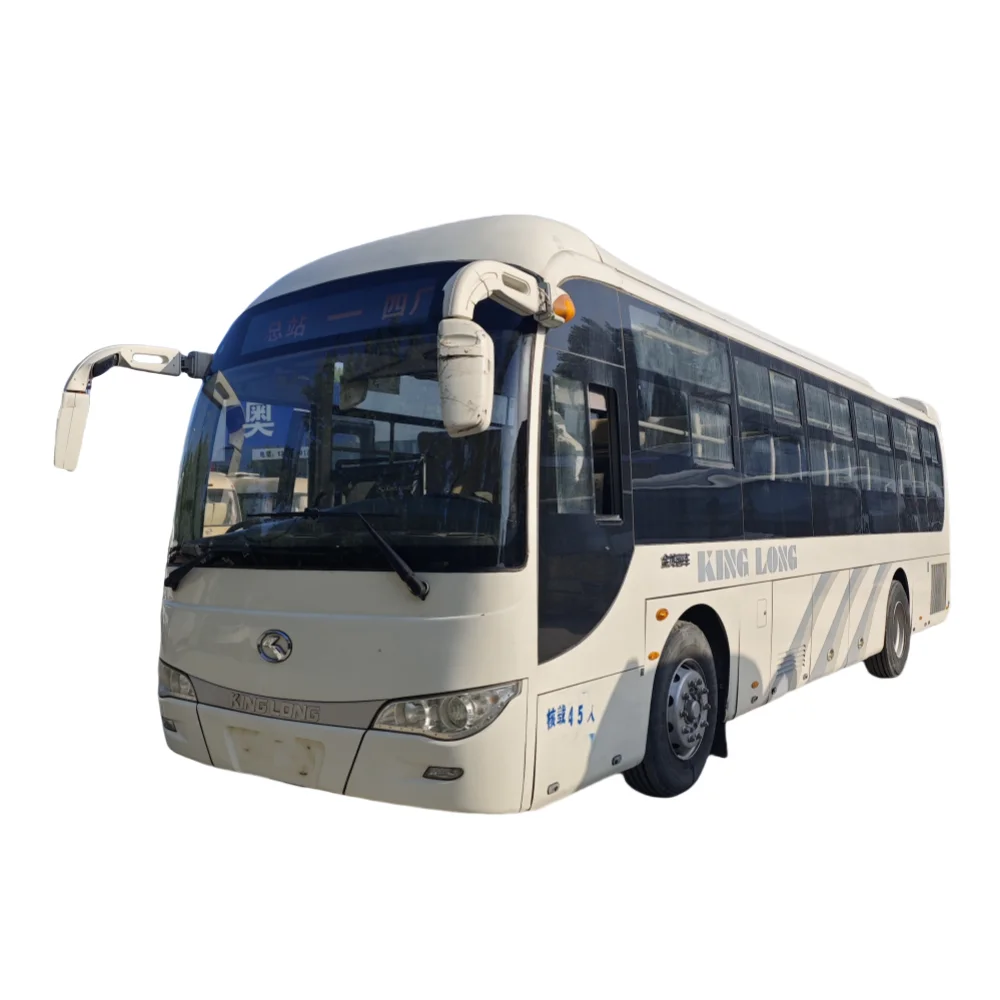 Competitive Price Second Hand Kinglong 45 Seats Manual Transmission Bus Used Diesel Luxury Coach Bus For Sale