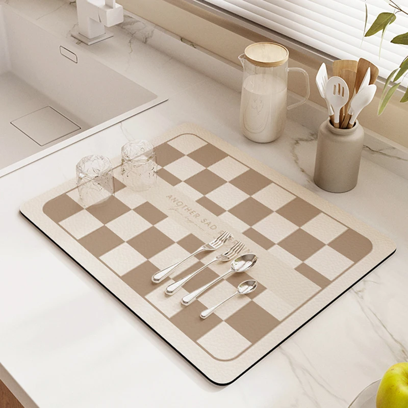Factory Direct 2023 New design kitchen drying mat silicone dish drying mat