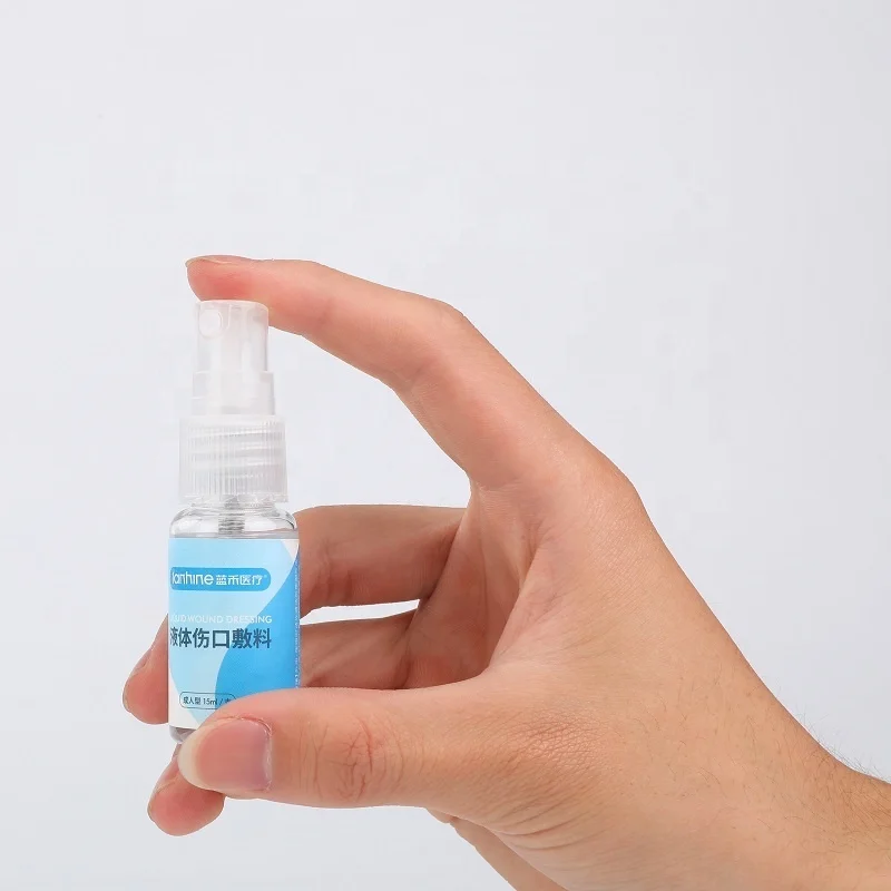 No Sting Barrier Film Durable Spray Skin Wound Dressing  Peristomal Skin Protection15ml OEM ODM LOGO Customized