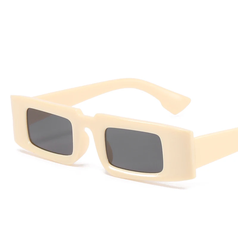Trendy small frame square sun glasses European and American cross-border Personality Elegant Concise Beautiful PC Sunglasses