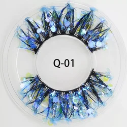 Wholesale dressing dramatic Glitter in bulk faux full long mink strips lashes 20 pairs 3d false eyelashes