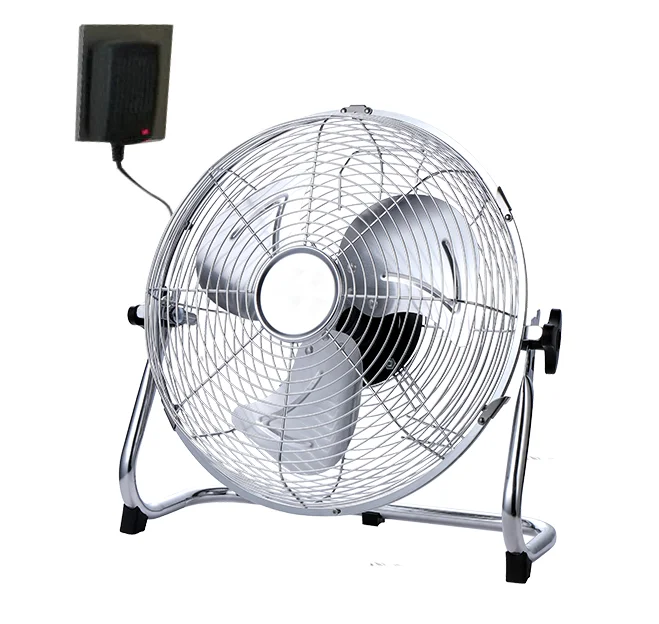 Zhongshan home appliance 20 inch STEP-LESS speed  copper motor high CFM high velocity 24v dc solar fan