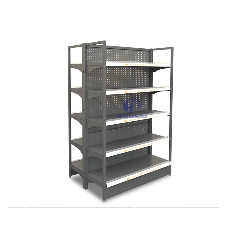 Customized Supermarket Rack Gondola Shelving Metal Supermarket Shelves Design Racks And Shelves Racks And Shelves Vendor Display