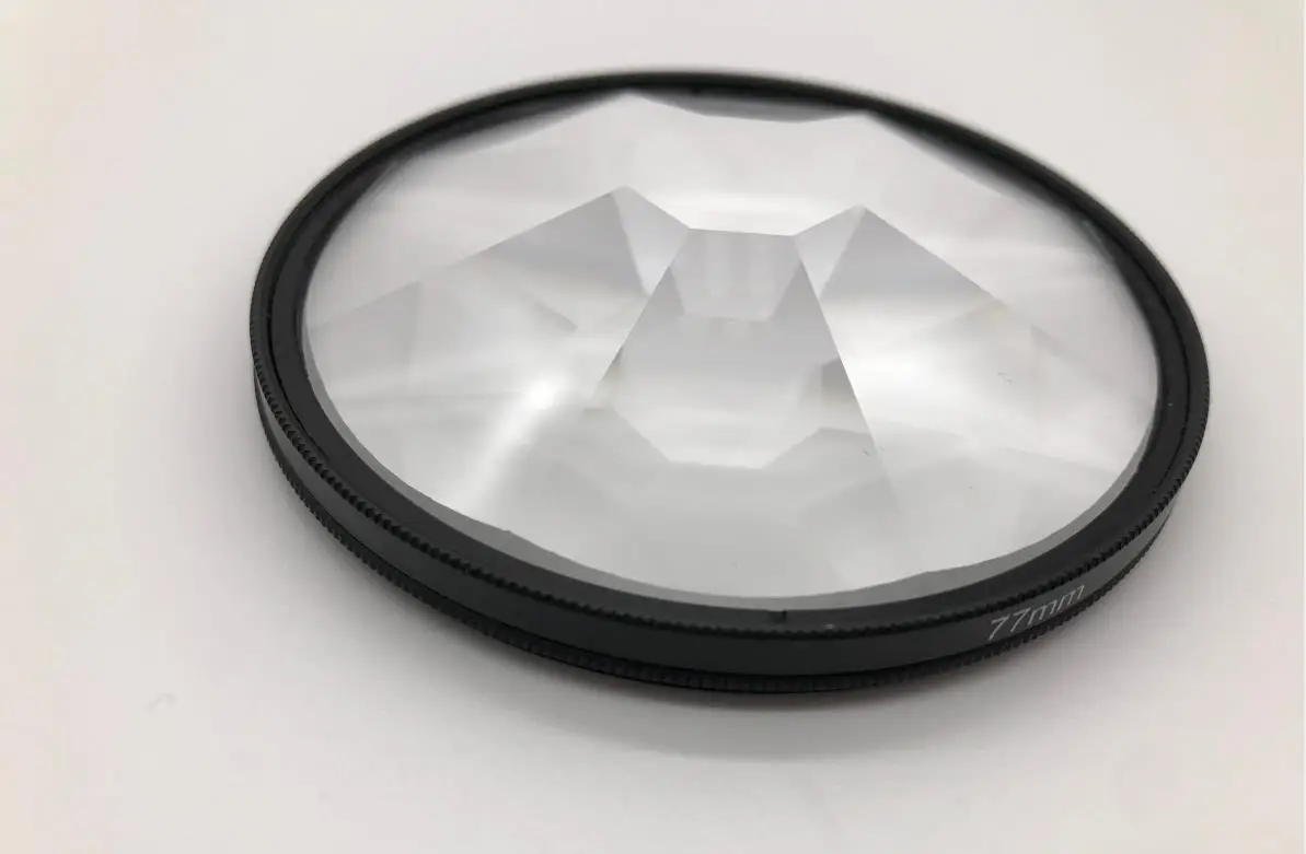 Hot Selling Creative Kaleidoscope Filter Eight Prism Camera Lens Filter
