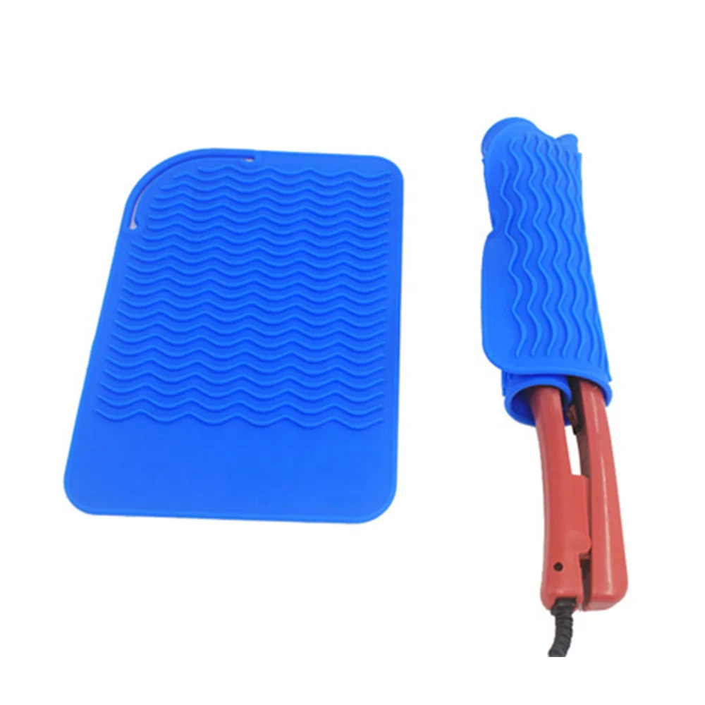 Hot Hair Care tools Travel Heat Proof Heat-resistant Silicone Mat for Curling Hair Drier Hair Straighten Flat Iron
