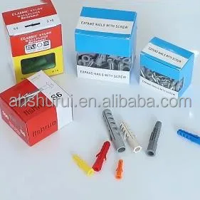 Anchors High Quality S7  ANHUI Plastic Wall Plug PP PE M7  100pcs/bag