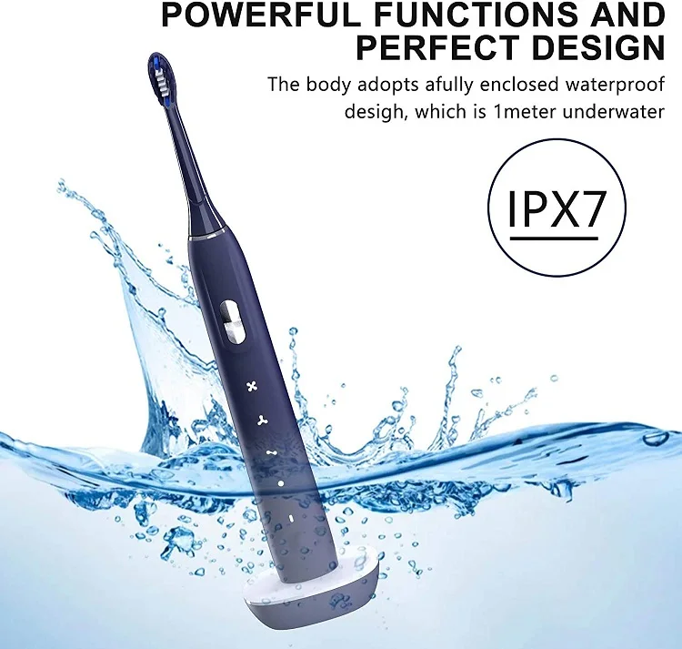 OEM ODM 45000 VPM Smart Timer Electric Toothbrush Ultrasonic Electric Toothbrush Sonic With Wireless Charger