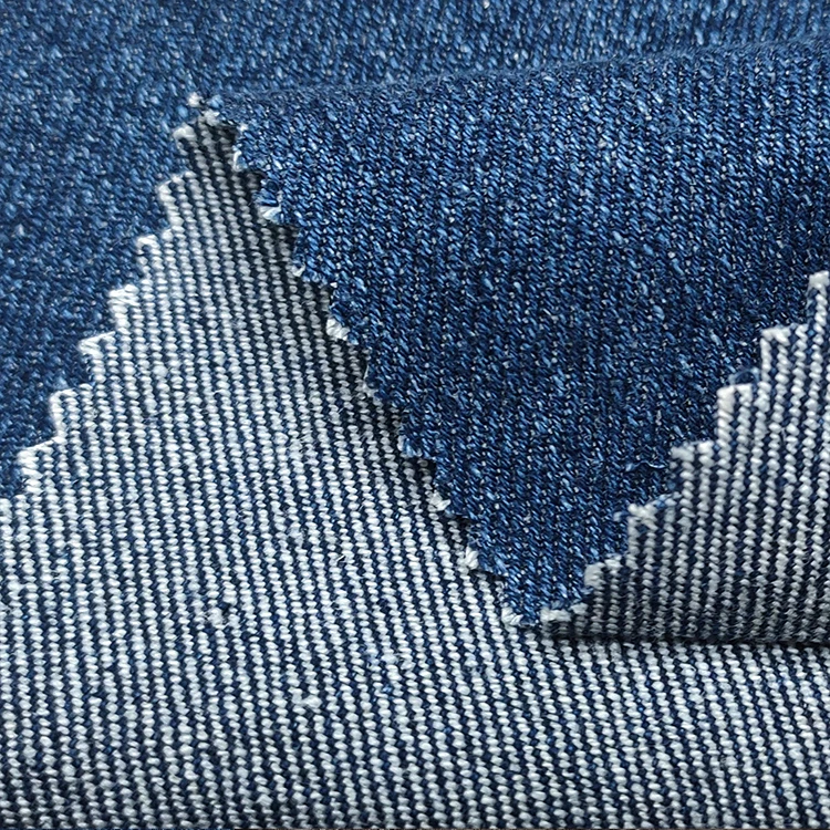 51016-Eco Friendly Hemp Organic Cotton Raw Denim Fabric Color Customized For Garments Hemp Denim Fabric