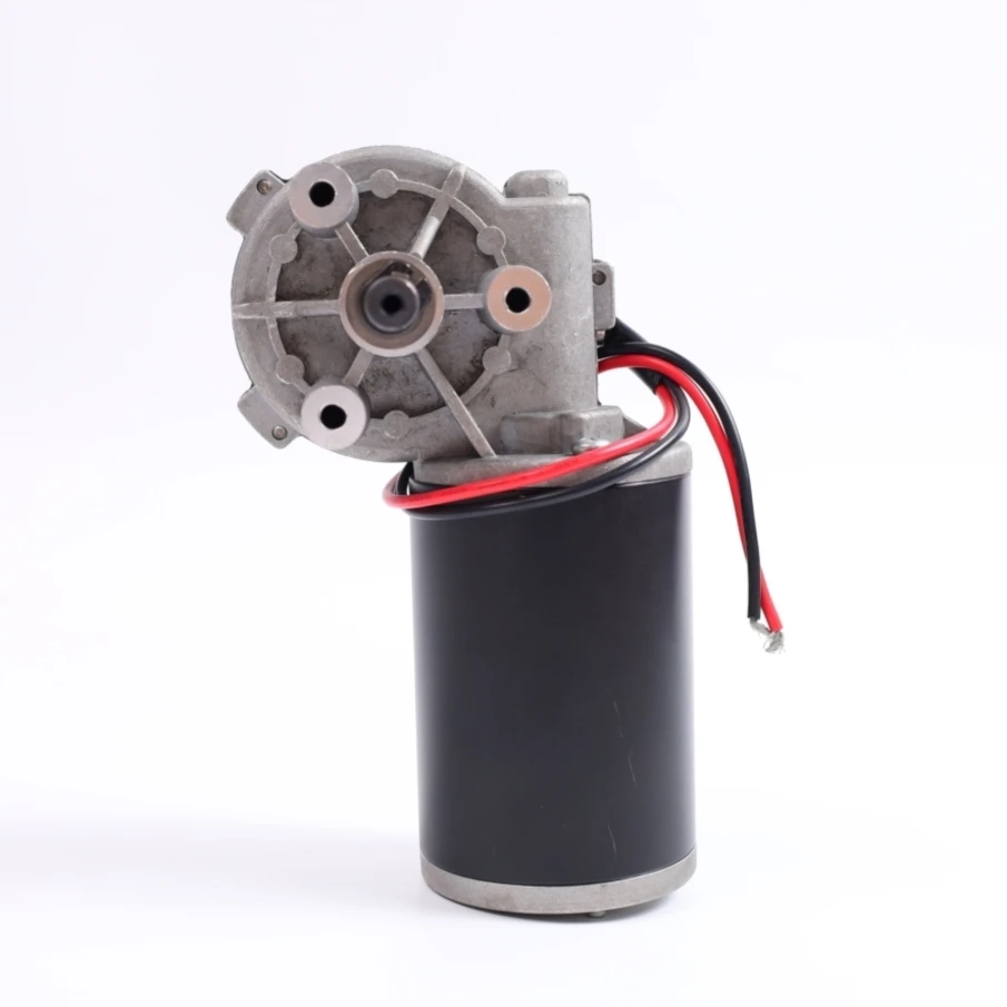 12v 24 V Hollow Shaft Worm Gear Worm Gear Motor For Electric Height Adjustable Desk Motor Mini Brush Table Lift Motor
