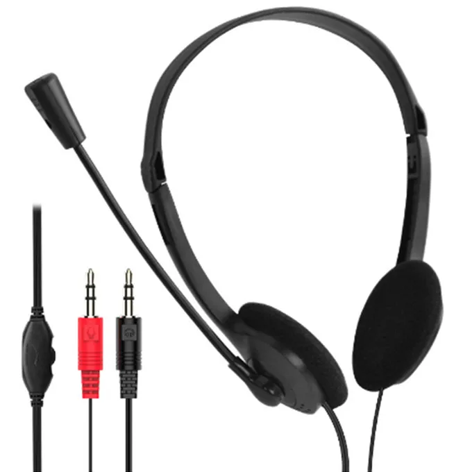 wholesale wired oem pc noise cancelling mobile call center headset headphone with mic