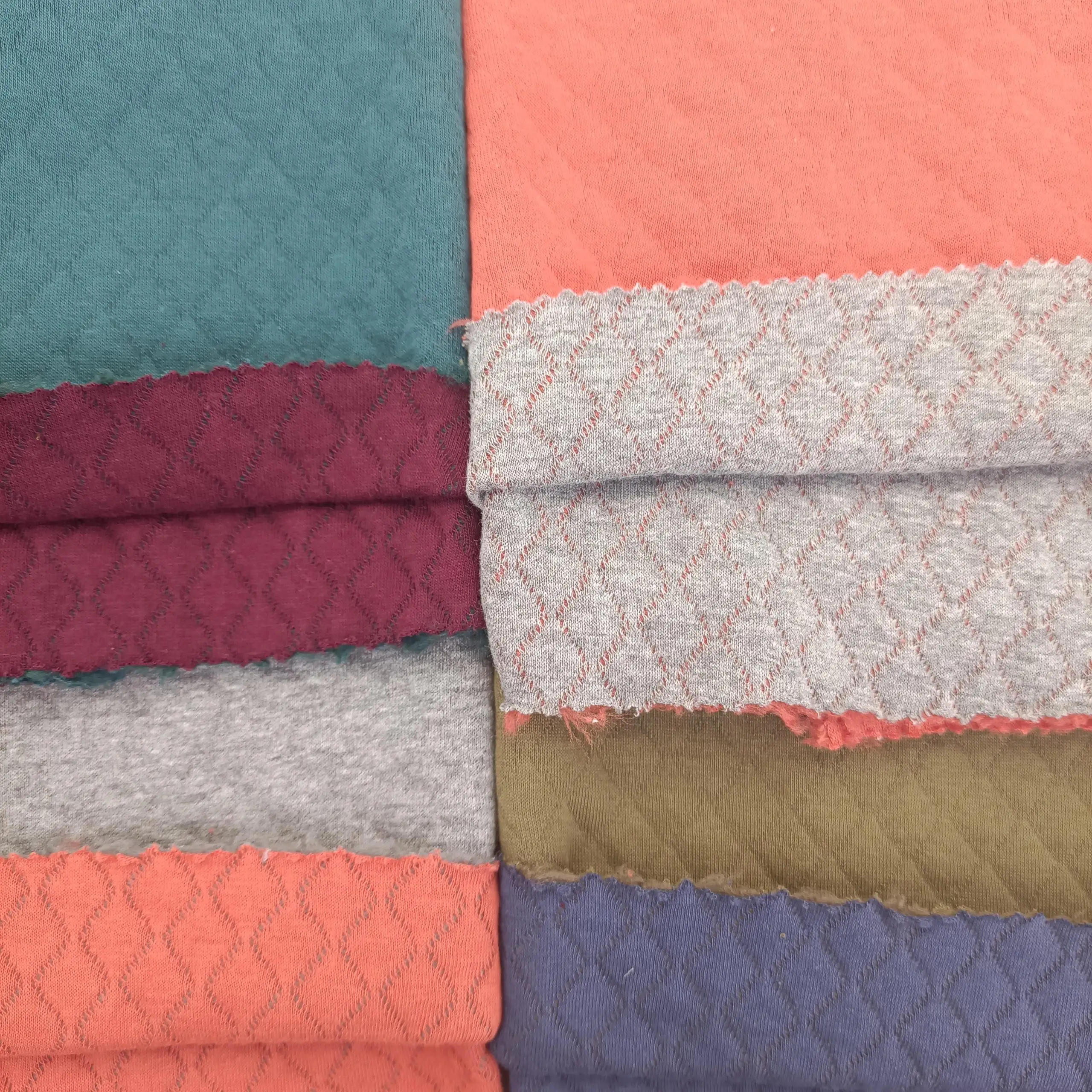 Yunda New Design 78%Cotton 22%Polyester Lining Fabric Jacquard Fabric Knitted Quilting Fabric For Garment