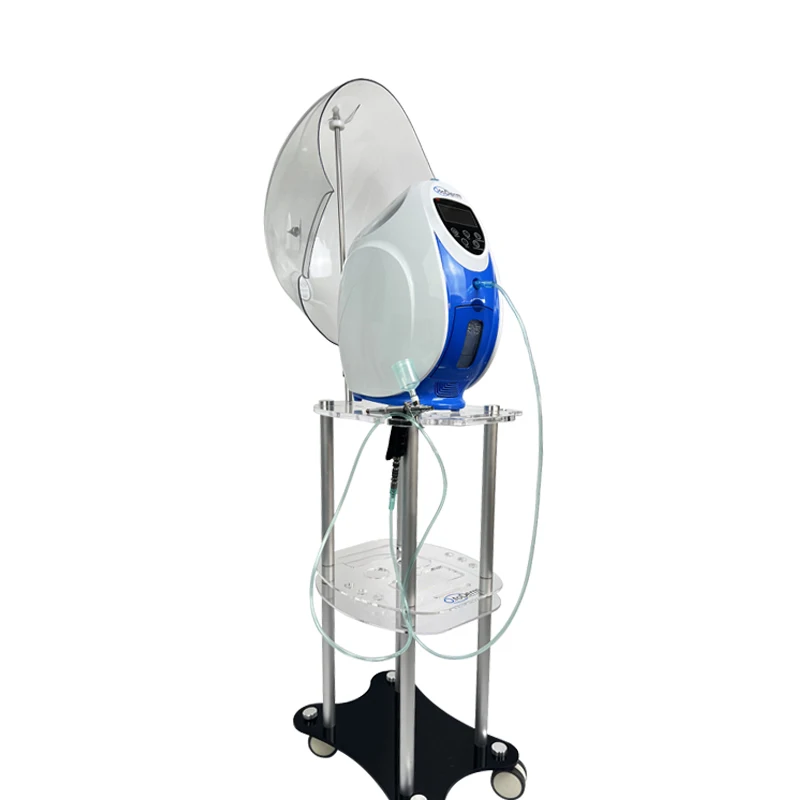 O2 to Derm Oxygen Dome Therapy Oxygen Facial Machine for Skin Rejuvenation with  7 Colors Pdt