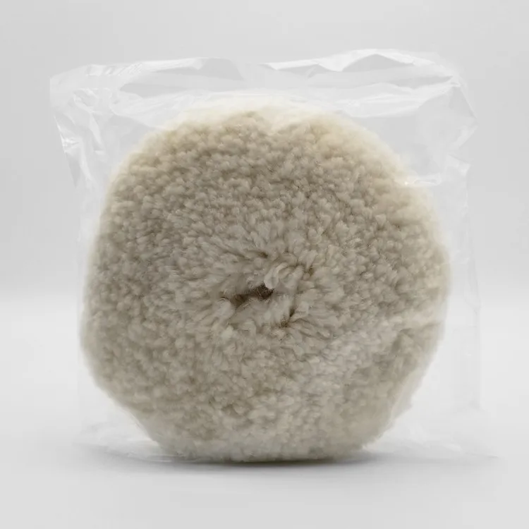 3m 05701wool Buffing Polishing Pads Double-faced Wools Quality Artificial Wool and Car Single Side Sheepskin OEM Fine Yellow