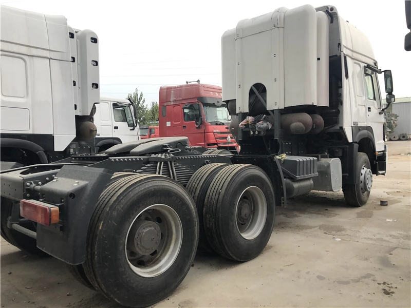 10 tires sinotruk benz actros volvo 6*4 truck 6x4 diesel used tractor head