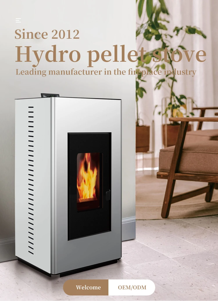 European style freestanding 14KW hydro water pellet stove for houses indoor