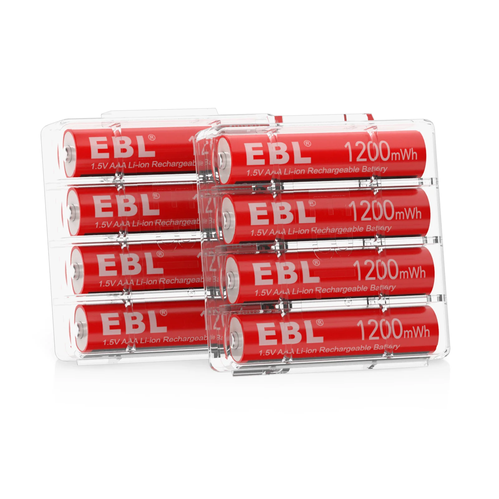 EBL Wholesale 800Mah AAA Batteries 1.5V Oem 1200mwh Li-Ion Lithium Rechargeable Battery Pack