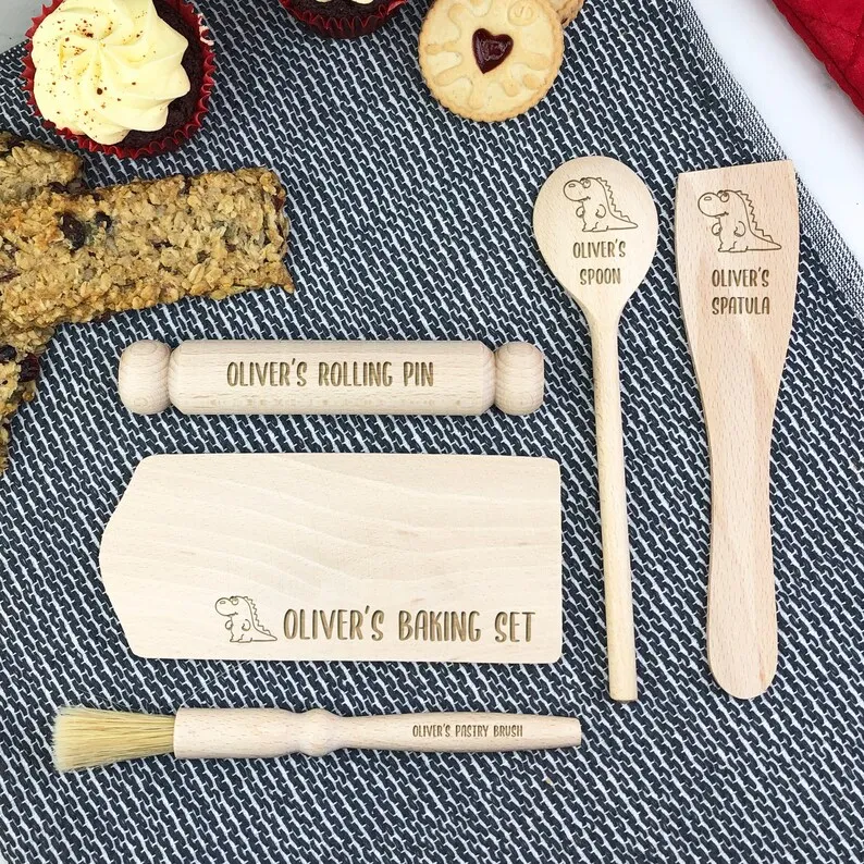 gift items for kids birthday wood utensils kitchen food diy mini toys food kids cooking & baking set