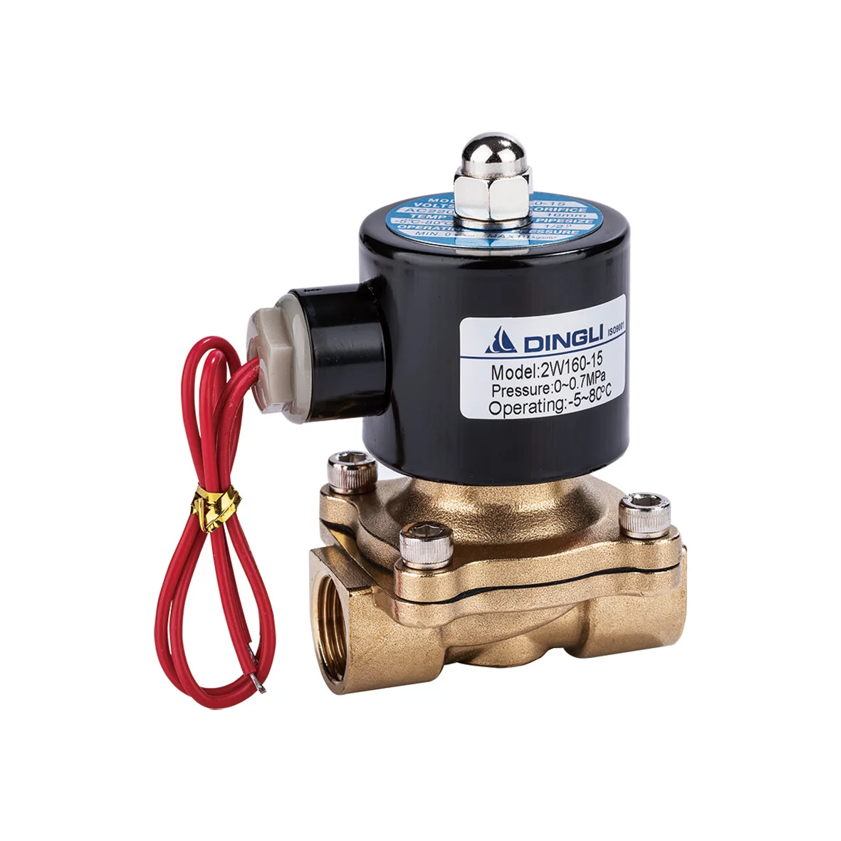 Chinese supplier Solenoid Valve Compact structure Wide operating pressure range change direction quickly
