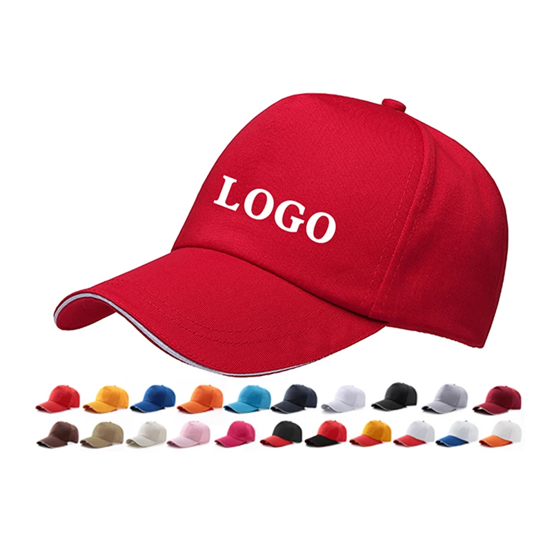 Factory production hats blank logo directly buy baseball cap polyester sports cap custom logo.
