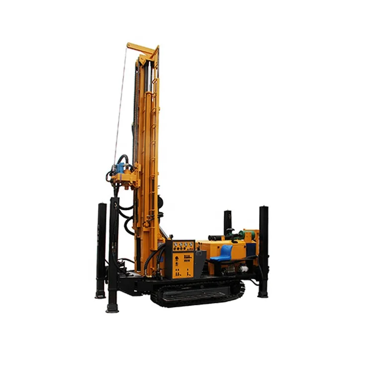 
Fy300 Crawler Hydraulic Machine Dual Motors Provide Power Deep Borehole Water Well Drilling Rig Machine 