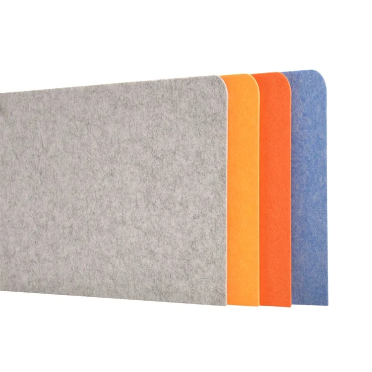 eco-friendly Sound Dampening PET Felt Acoustic Panels Fireproof Sound Proof Polyester Fiber Acoustic Board Panels