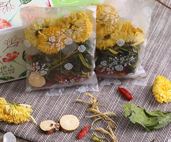 Bamboo leaf Chrysanthemum honeysuckle herbal lung detox tea