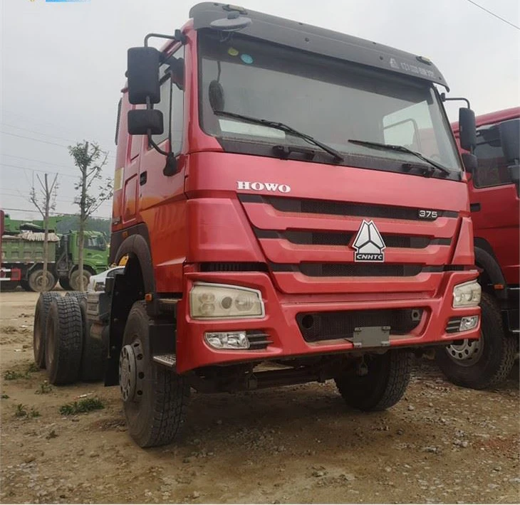 second hand used sinotruk Howo tractor truck head 6x4  8x4371375HP 420HP Dump Truck