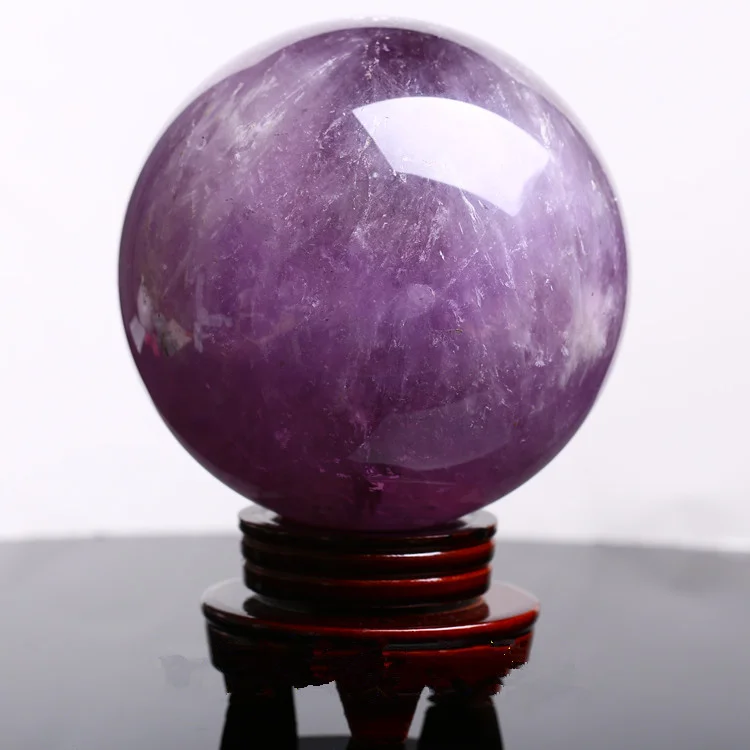 Wholesale Natural Amethyst Crystal Sphere Ball healing Crystal Sphere
