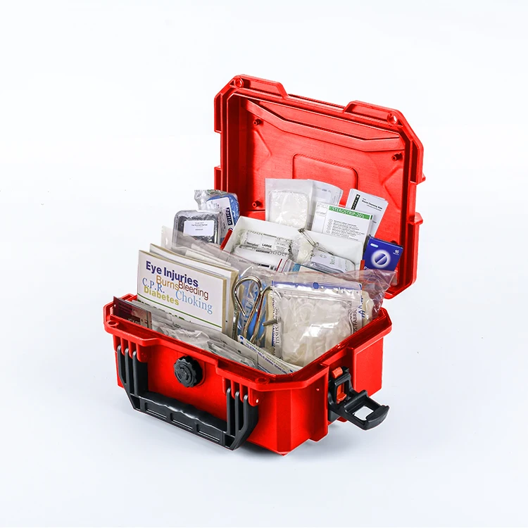 GLARY portable medical first aid case shockproof medical travel case with handle dustproof storage case box for medication