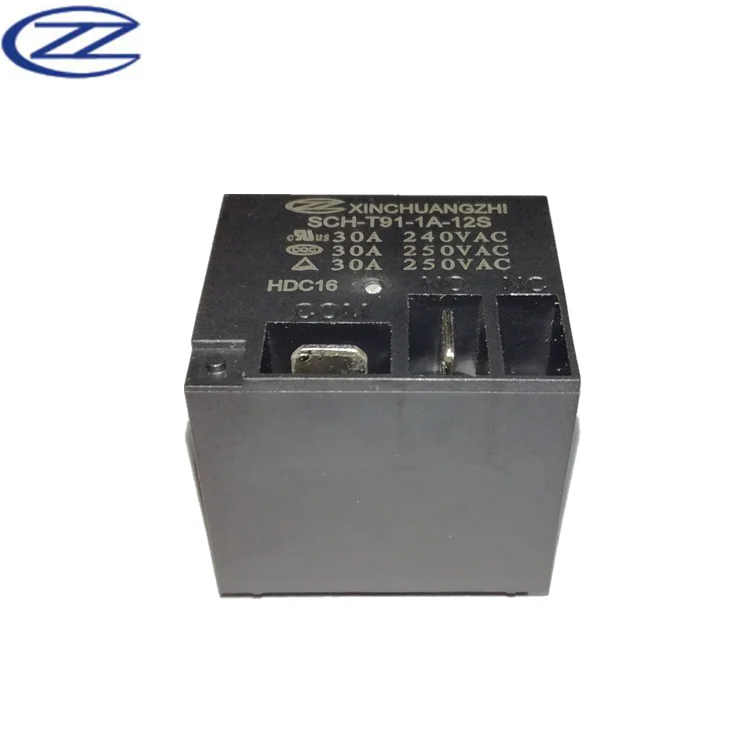 Relais 12 В 30A 4Pin мощность миниатюрное реле общего назначения Relayy