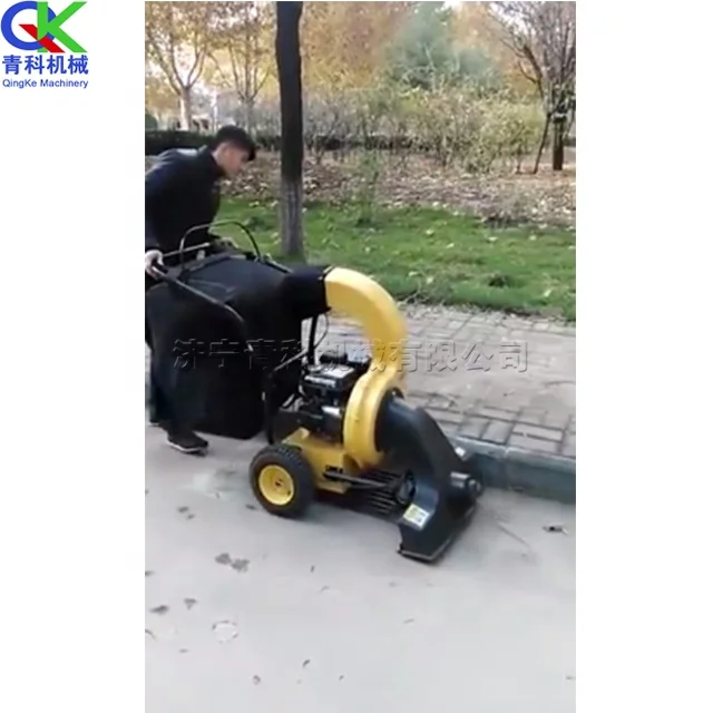 Park Street autumn leaf cleaning equipment oil powered self propelled garbage collection machine