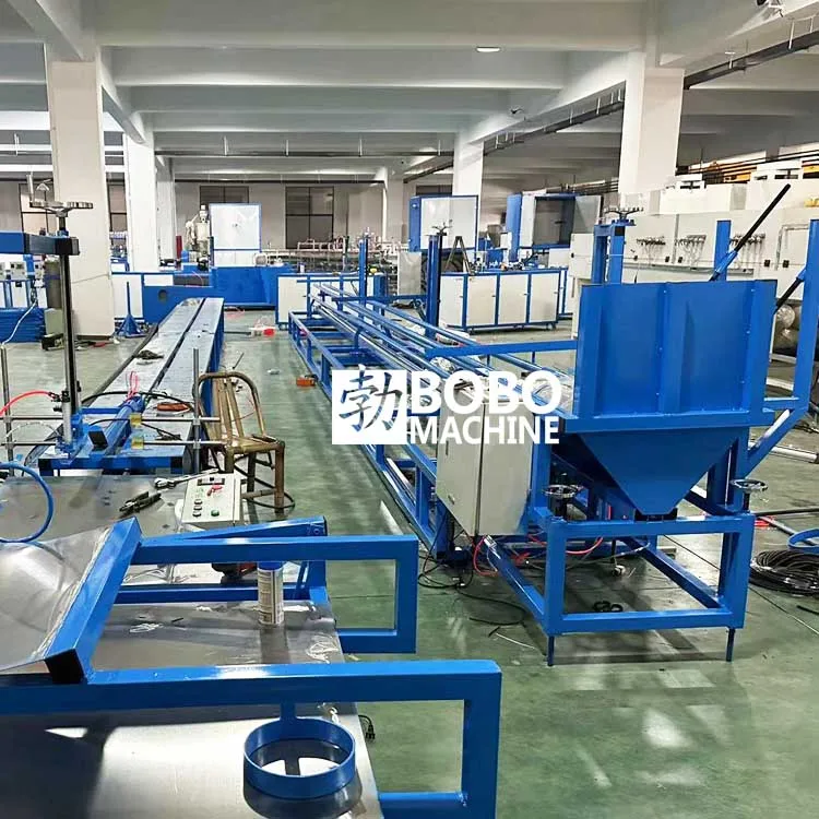AFD-600 Aluminum Foil Wire And PVC PET Flexible Duct Making Forming Machine Manufacture
