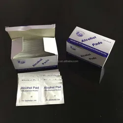 Disposable sterile alcohol pad cotton swab for microblading marker remove cleaning