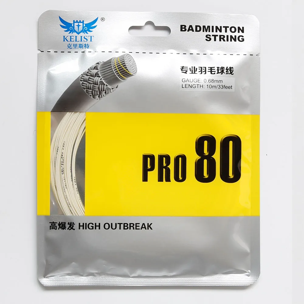 
Japan Material Custom High Outbreak Nylon Badminton String for Badminton Rackets 