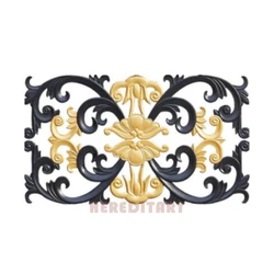 Factory wholesale black gold aluminum garden fence panel and decoration railing accessories