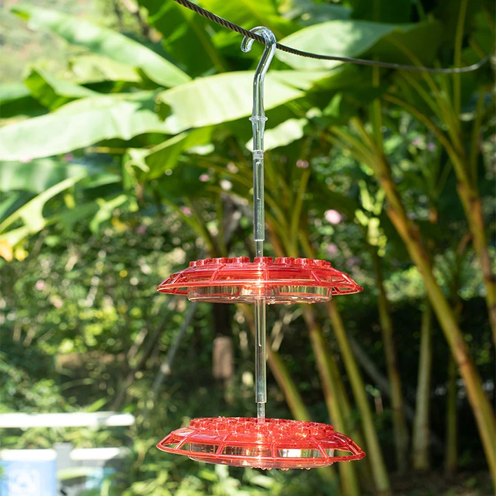 bird feeder outdoor plastic bird feeder hanging peanut nut feeding station garden wild bird seed dispenser holder food container