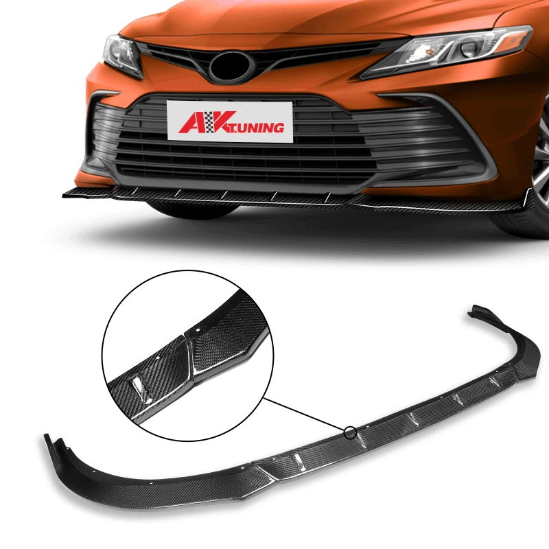 Automotive parts For Toyota Camry 2021 diffuser Car Front Bumper Splitter Lip Spoiler Diffuser BodyKit
