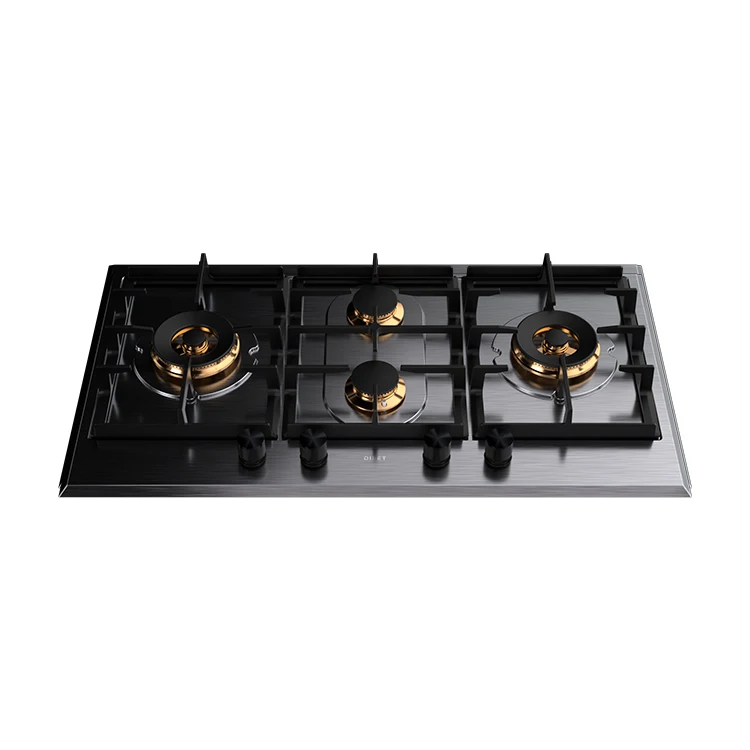 Modern Design Mechanical Knob Control Household Desk Built-In Dual-Purpose Gas Stove Cooker Stoves