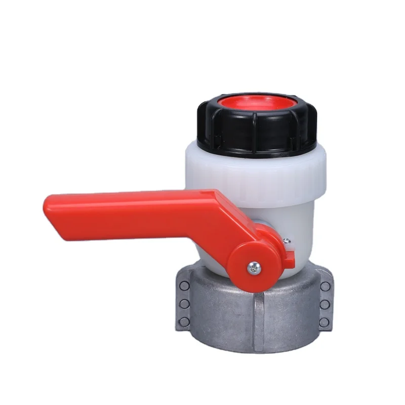 DN60 80mm Ball Valve For IBC Tank Acid And Alkali Resistant Plastic Water Container Valve Fitting