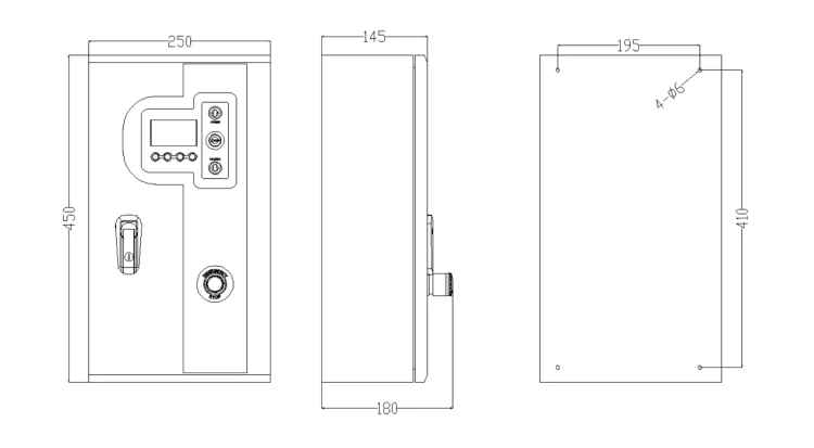 Powerful Automatic Doors 2200W Servo Motor with Gear Reducer for Rolling Shutter Door High Speed Control Box