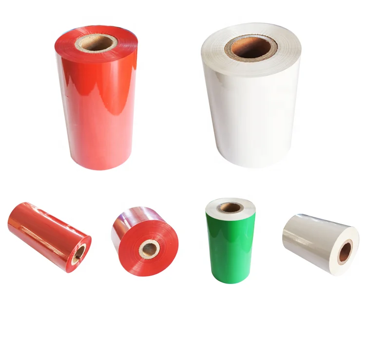 2023 inkstar hot color thermal transfer ribbon WHITE WAX BARCODE RIBBON