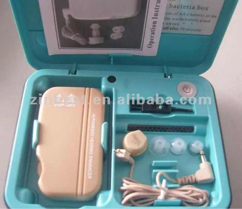 Pocket Hearing Aids for Seniors High Fidelity Earphones Headphone Alat Bantu Dengar Deafness Device Body Worn Hearing Aid