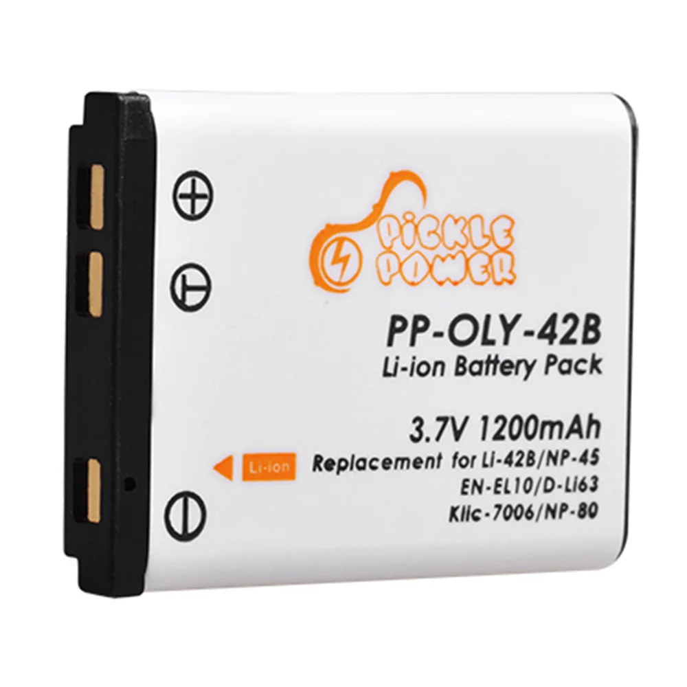 
Li-42B EN-EL10 for Olympus IR-300 SP-700 TG-310 VH-210 VR-310 VR-330 Rechargable Digital Camera Lithium ion Battery Pack 