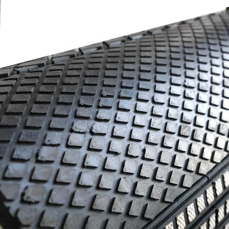 Anti slip diamond pattern rubber roller lagging sheet drum lagging diamond rubber sheet