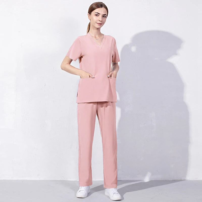 Doctors And Nurses Female Scrub Nursing Uniform Sets Women Jogger Medical Nursing Uniform Scrub