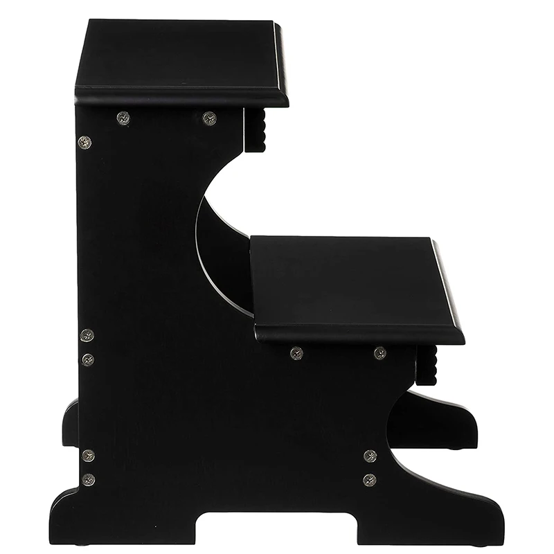 Furniture ladder stool, cherry color, black,wooden ladder stool