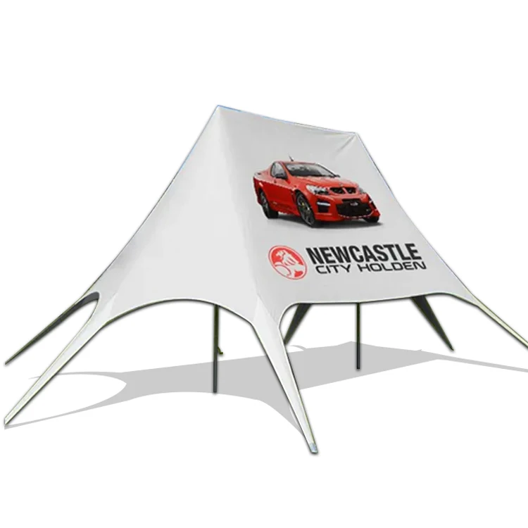 FEAMONT Outdoor 12m PVC aluminum pole spider star shaped tent for sports events