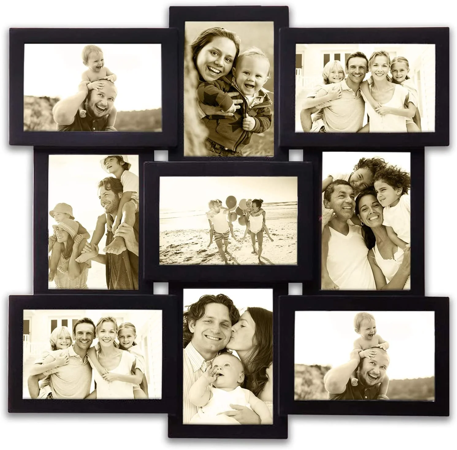 2020 Cheap More Photo Frames,9 combination,Square Wall Decoration With Standing,6 inches