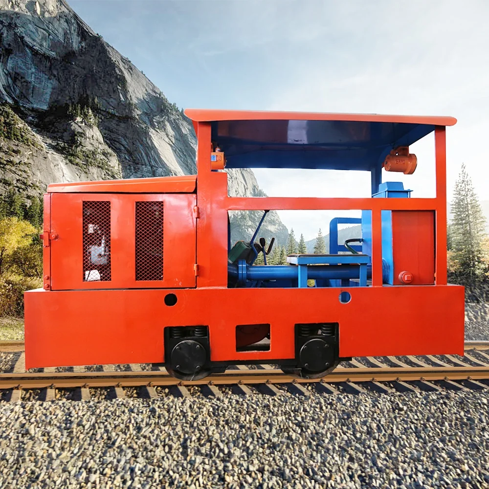 Best Selling Mining Diesel Narrow Gauge Locomotives CCG8.0/600J Train Shunting Mine Electric Locomotive